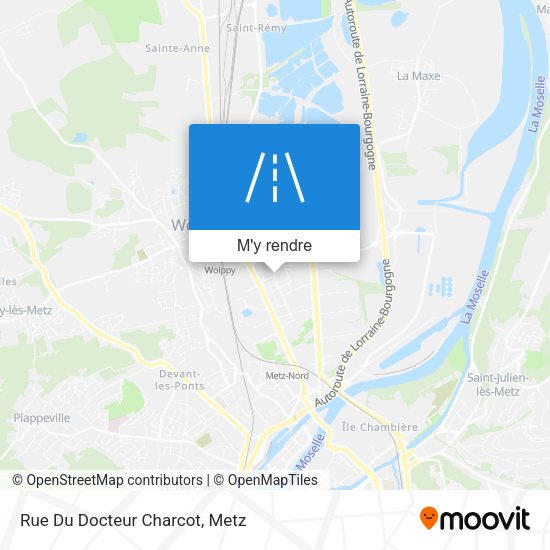 Rue Du Docteur Charcot plan