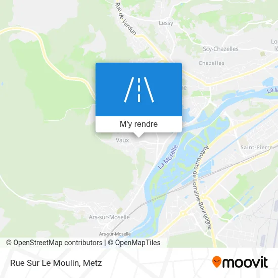 Rue Sur Le Moulin plan