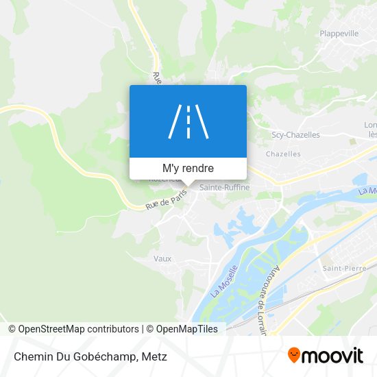Chemin Du Gobéchamp plan
