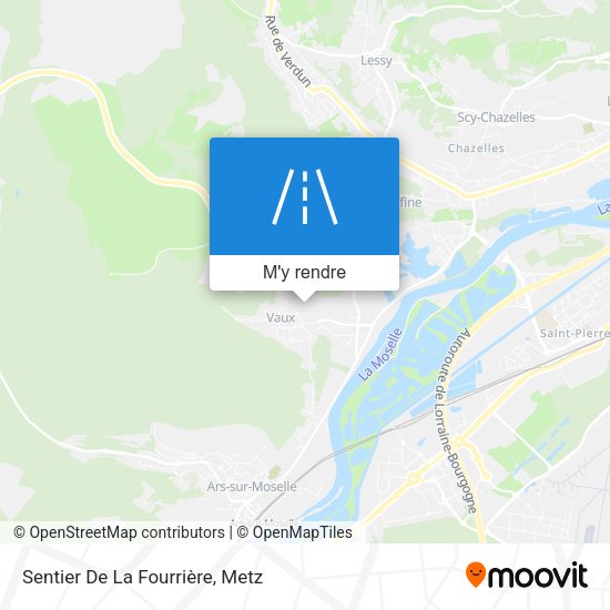 Sentier De La Fourrière plan