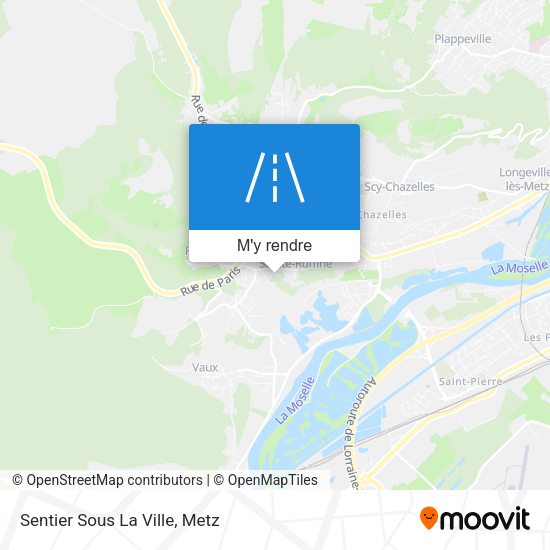 Sentier Sous La Ville plan