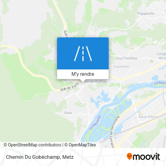 Chemin Du Gobéchamp plan