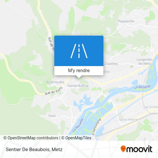Sentier De Beaubois plan