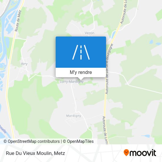 Rue Du Vieux Moulin plan