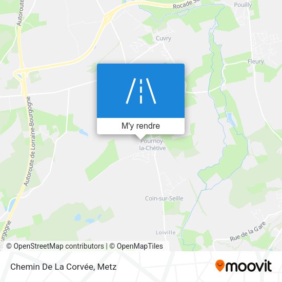 Chemin De La Corvée plan