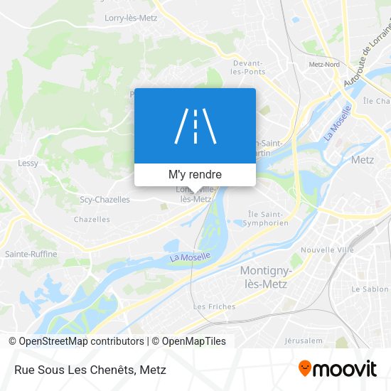 Rue Sous Les Chenêts plan