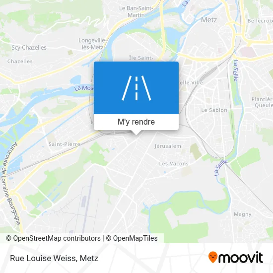 Rue Louise Weiss plan