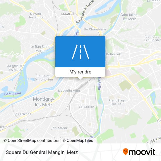 Square Du Général Mangin plan