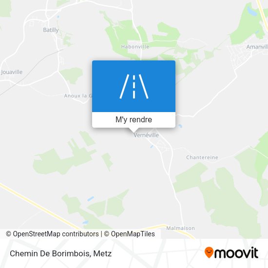 Chemin De Borimbois plan