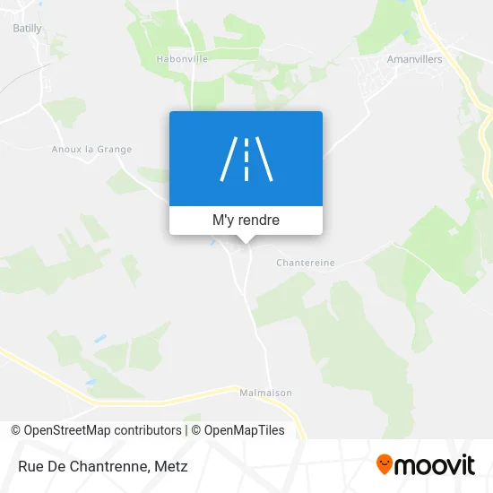 Rue De Chantrenne plan