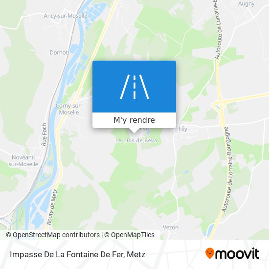 Impasse De La Fontaine De Fer plan