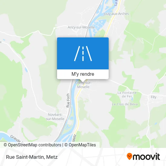 Rue Saint-Martin plan