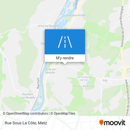 Rue Sous La Côte plan