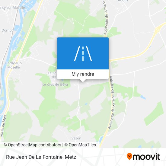 Rue Jean De La Fontaine plan
