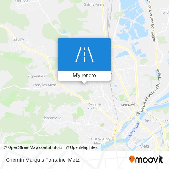 Chemin Marquis Fontaine plan