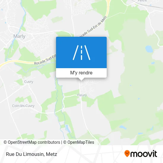 Rue Du Limousin plan