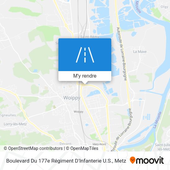 Boulevard Du 177e Régiment D'Infanterie U.S. plan