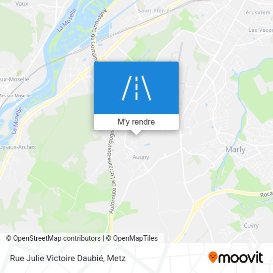 Rue Julie Victoire Daubié plan