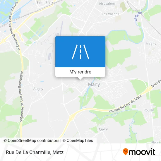 Rue De La Charmille plan