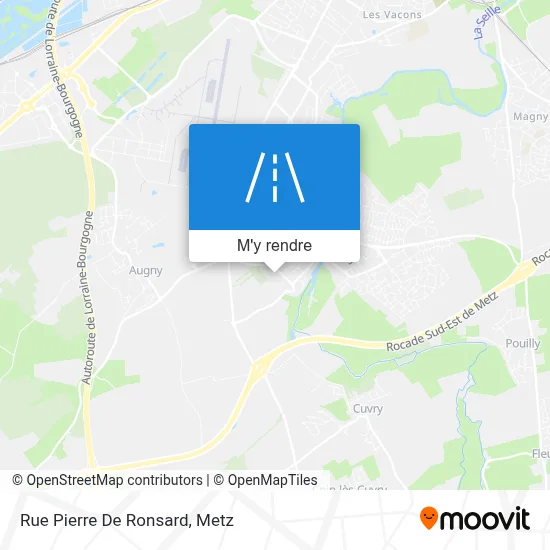 Rue Pierre De Ronsard plan