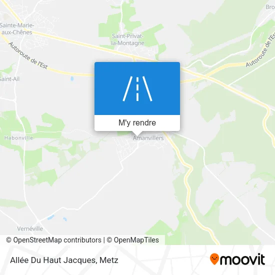 Allée Du Haut Jacques plan