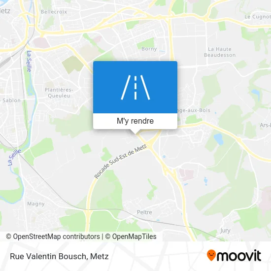 Rue Valentin Bousch plan