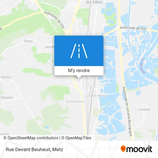 Rue Devant Beuheuil plan