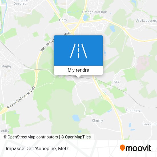 Impasse De L'Aubépine plan