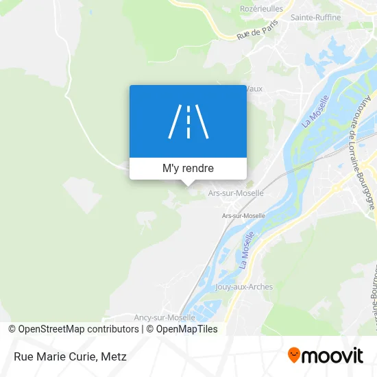 Rue Marie Curie plan