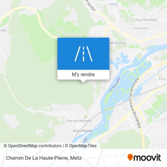 Chemin De La Haute-Pierre plan