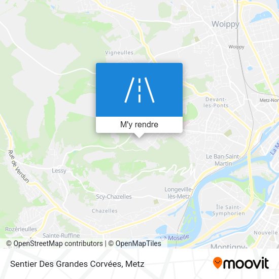 Sentier Des Grandes Corvées plan
