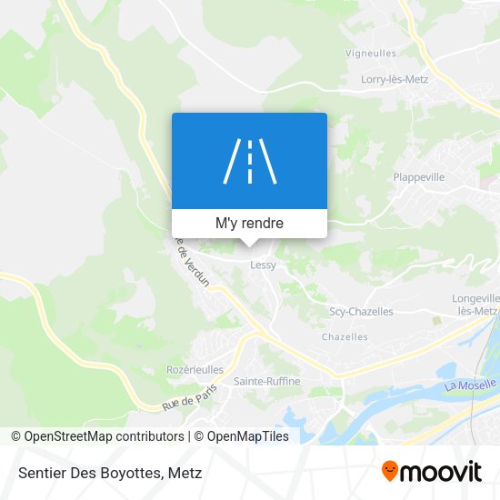 Sentier Des Boyottes plan