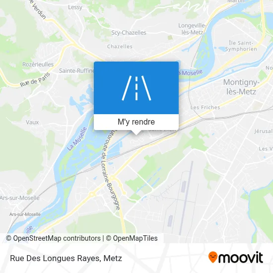 Rue Des Longues Rayes plan