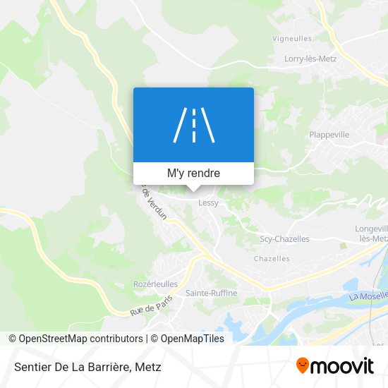 Sentier De La Barrière plan