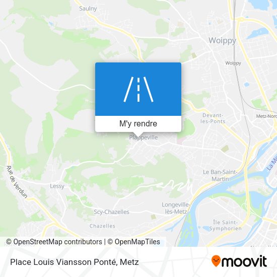 Place Louis Viansson Ponté plan