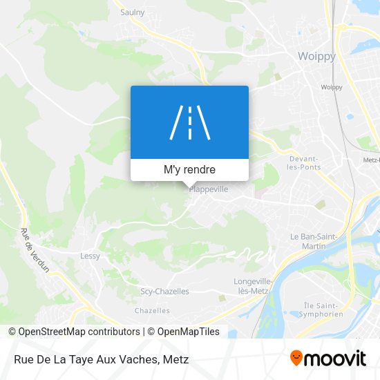 Rue De La Taye Aux Vaches plan