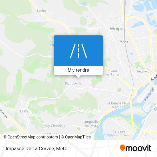 Impasse De La Corvée plan