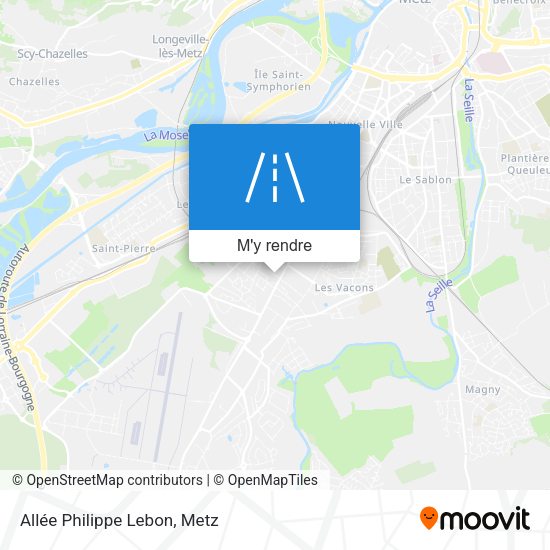 Allée Philippe Lebon plan