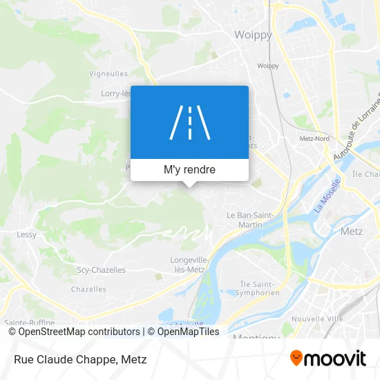 Rue Claude Chappe plan