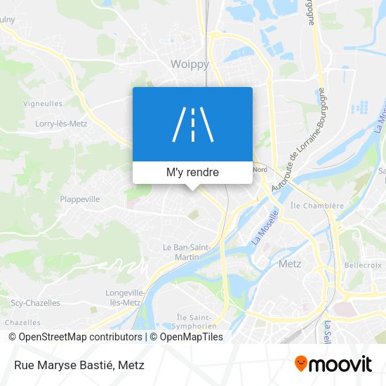 Rue Maryse Bastié plan