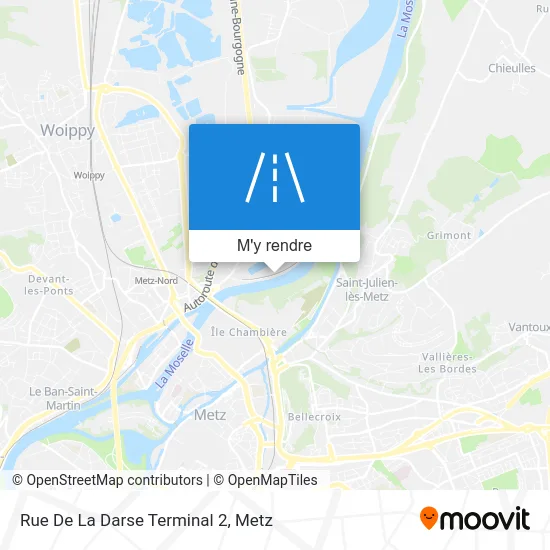 Rue De La Darse Terminal 2 plan