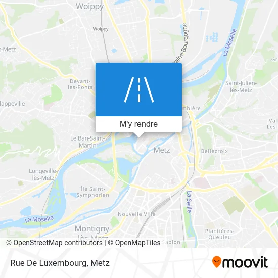 Rue De Luxembourg plan