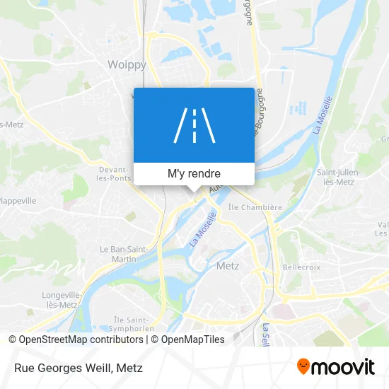 Rue Georges Weill plan