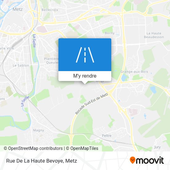 Rue De La Haute Bevoye plan