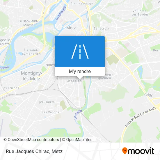 Rue Jacques Chirac plan