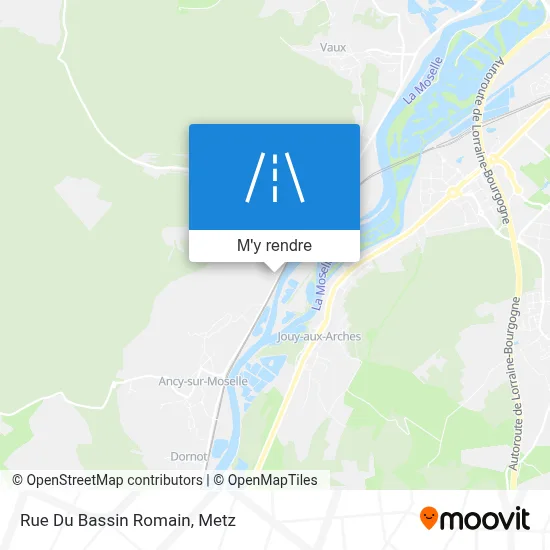 Rue Du Bassin Romain plan