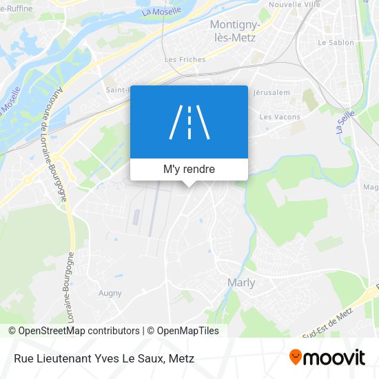 Rue Lieutenant Yves Le Saux plan