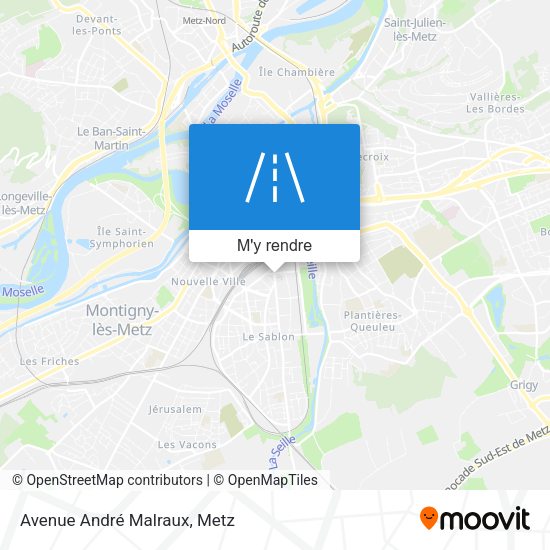 Avenue André Malraux plan