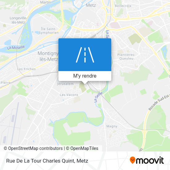 Rue De La Tour Charles Quint plan
