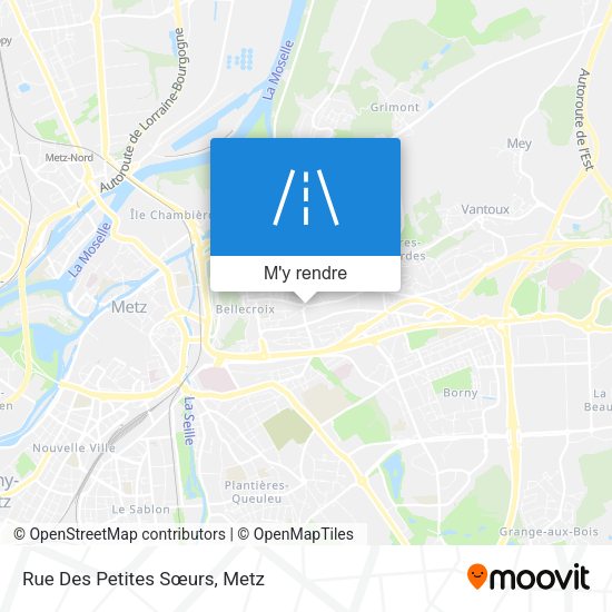 Rue Des Petites Sœurs plan
